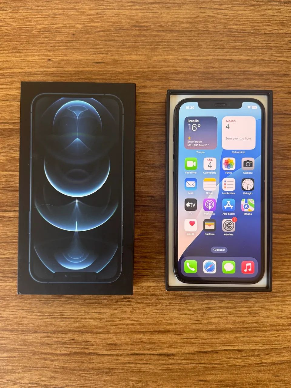 Iphone 12 Pro 256Gb + caixa e cabo + NF - Celulares e Smartphones