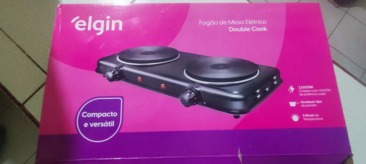 Fogão elétrico da Elgin Double Cook