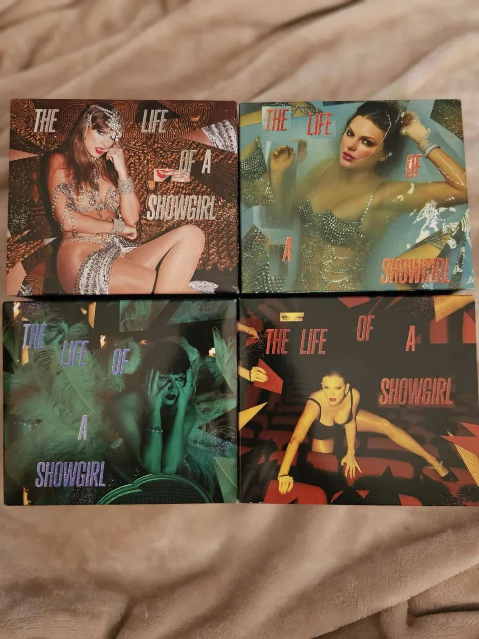 Taylor Swift CD The Life Of a Showgirl Deluxe Edition – 4 Collectible Versions. Sealed.