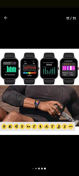 Smartwatch Zeblaze com Tela Quadrada - NOVO - Foto 5