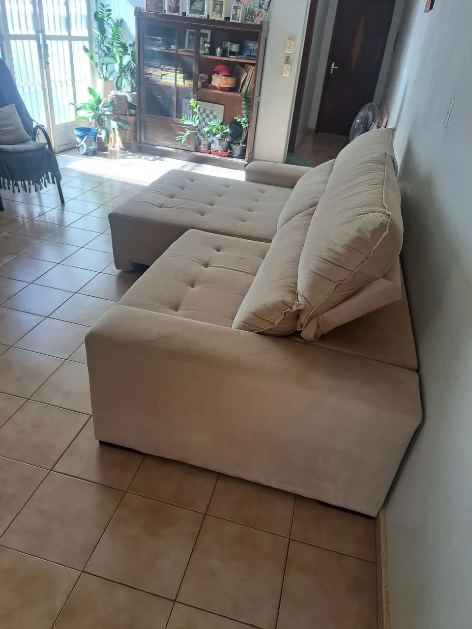 Sofá retrátil e reclinavel 2,90 m (PAGUE PARCELADO PELA OLX E RETIRE PESSOALMENTE)