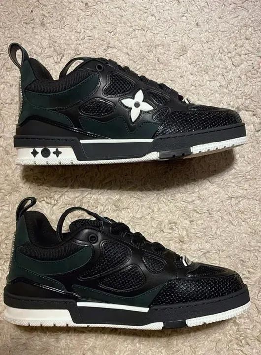 Tênis Louis Vuitton LV Skate Sneaker Black - Tamanho 40 - Novo - Foto 3