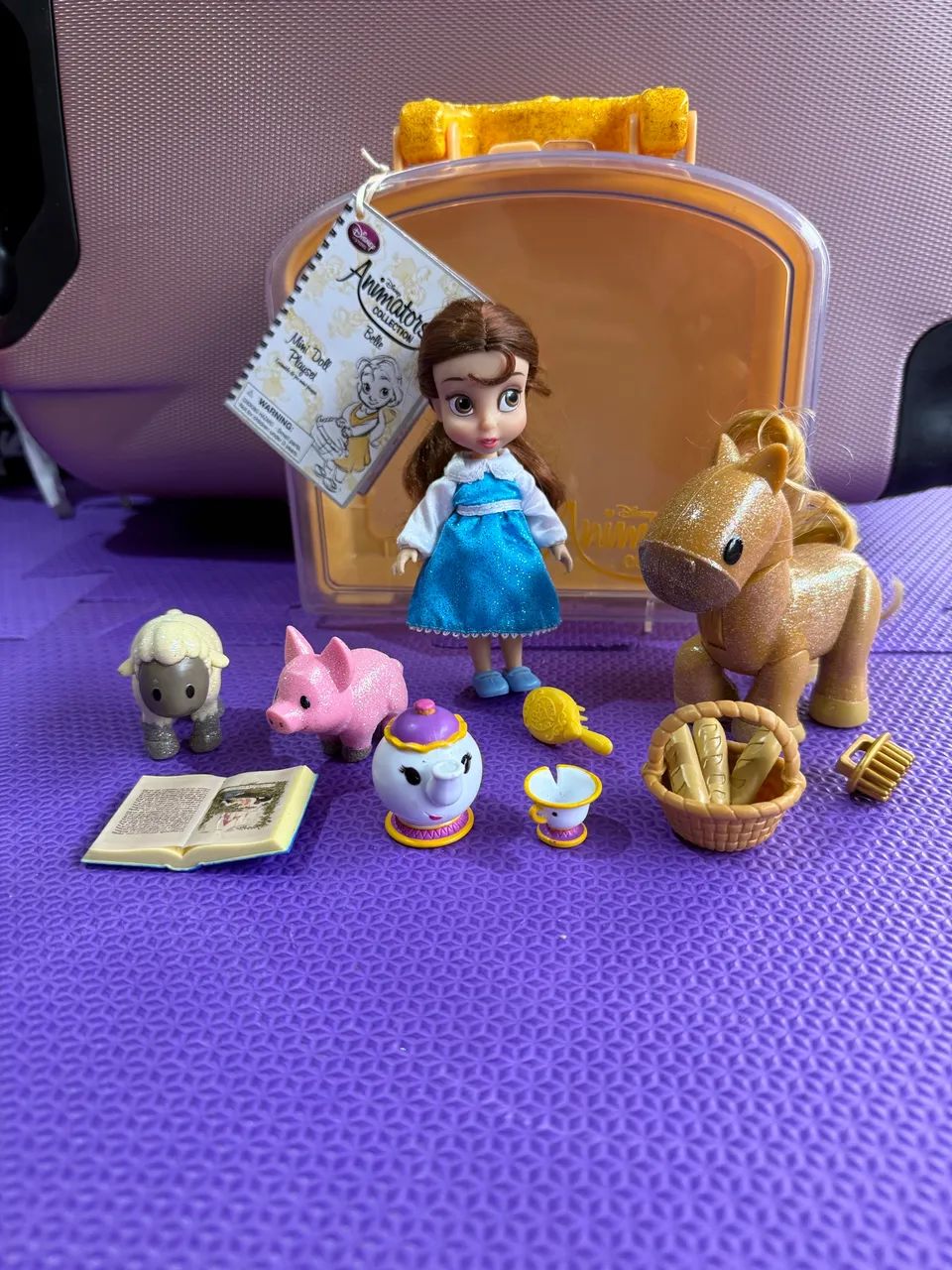 Maleta Bela Disney Animator's Collection a Bela e a Fera - Foto 3
