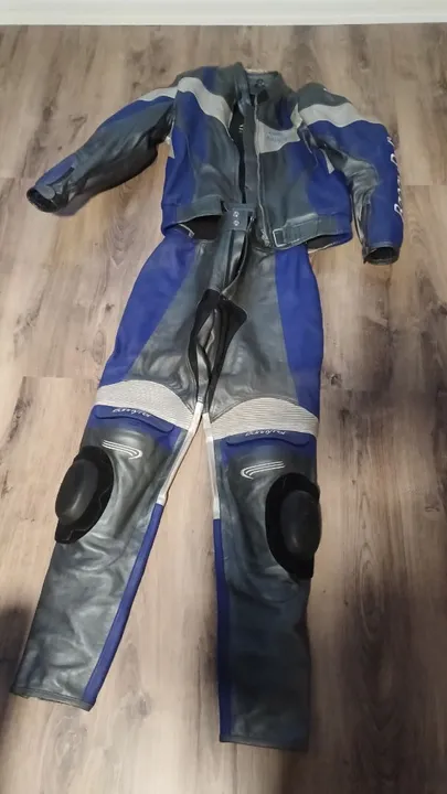Conjunto de Motociclista Couro