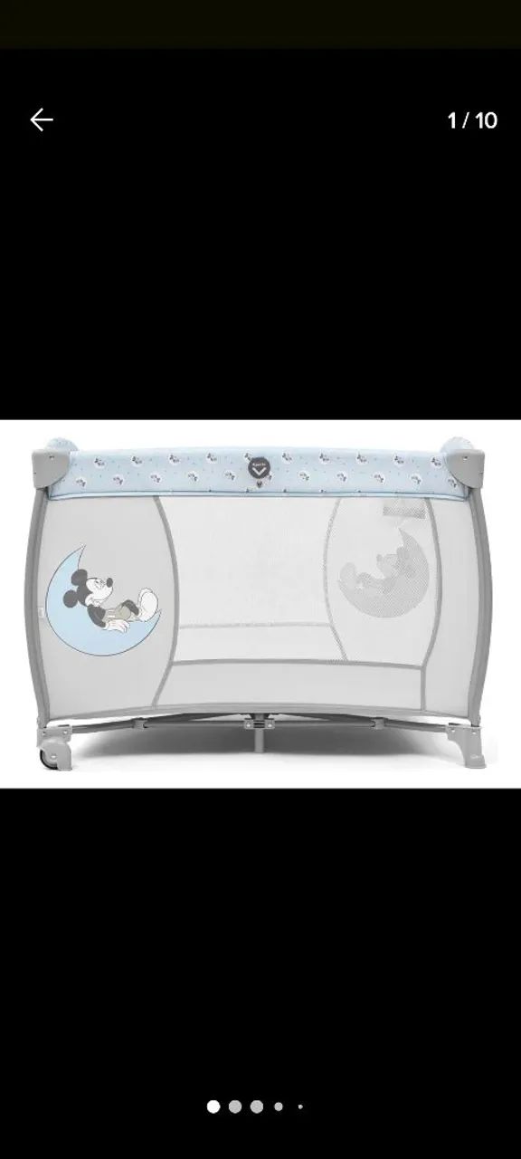 Berço Infantil Mickey Mouse