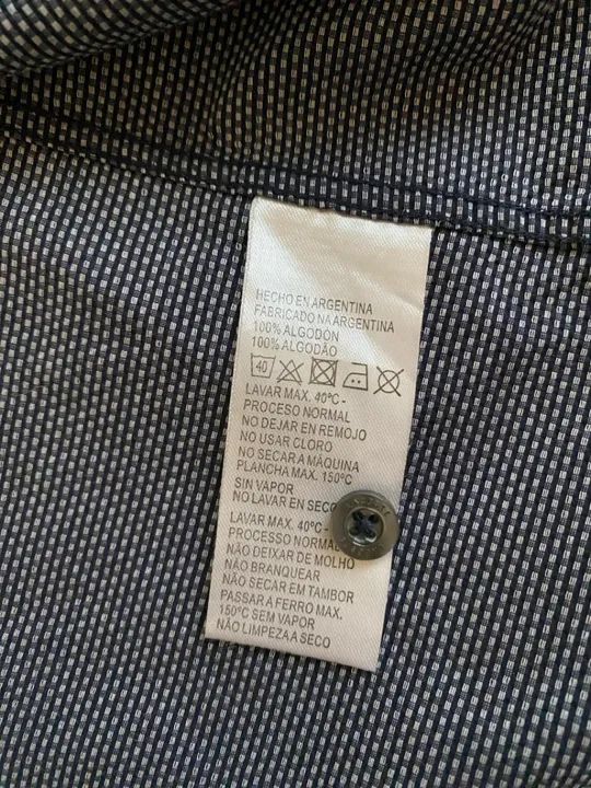 Camisa Lacoste Slim Fit Azul - Foto 3