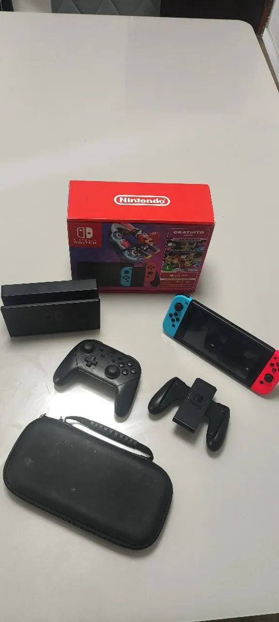Nintendo Switch v2 desbloqueado - 256GB TROCAS NA DESCRIÇÃO  - Foto 5