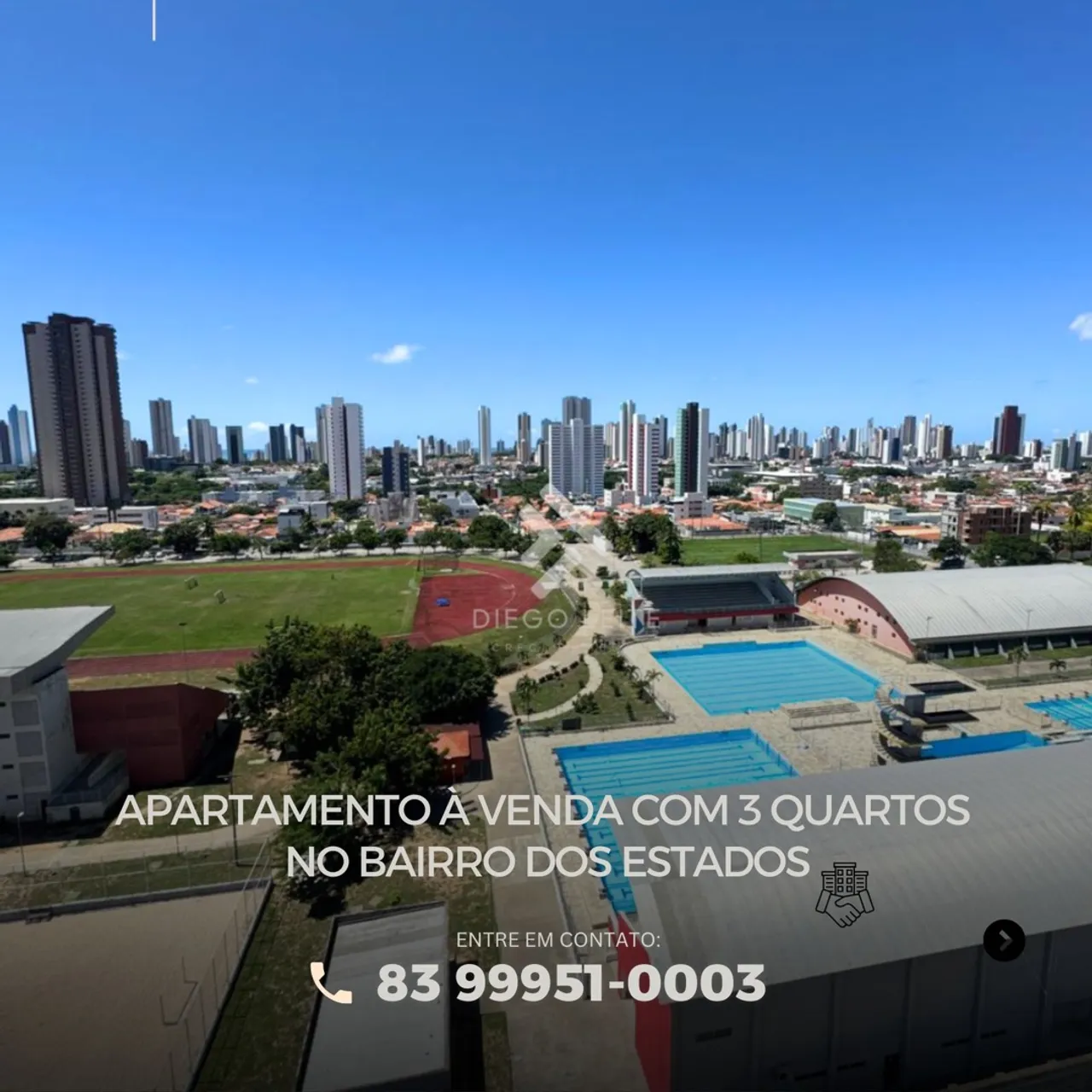 Locacao no B. Dos estados com vista incrível olimpico residence