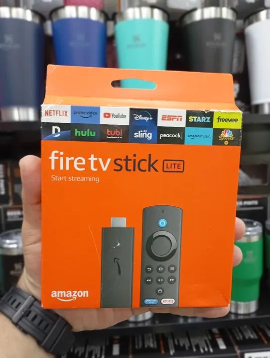 Fire tv stick lite Amazon garantia 01 ano loja física fazemos entregas 