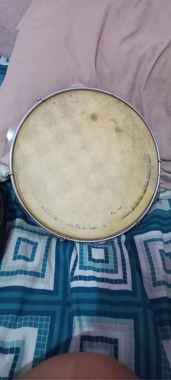 Pandeiro de couro - Foto 2