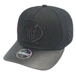Boné Rhino Size Grid aba curva Preto - Foto 2