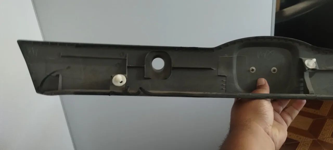 Aplique moldura tampa traseira Honda Fit - Foto 2