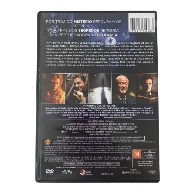 DVD O Grande Truque Original - Físico - Foto 2