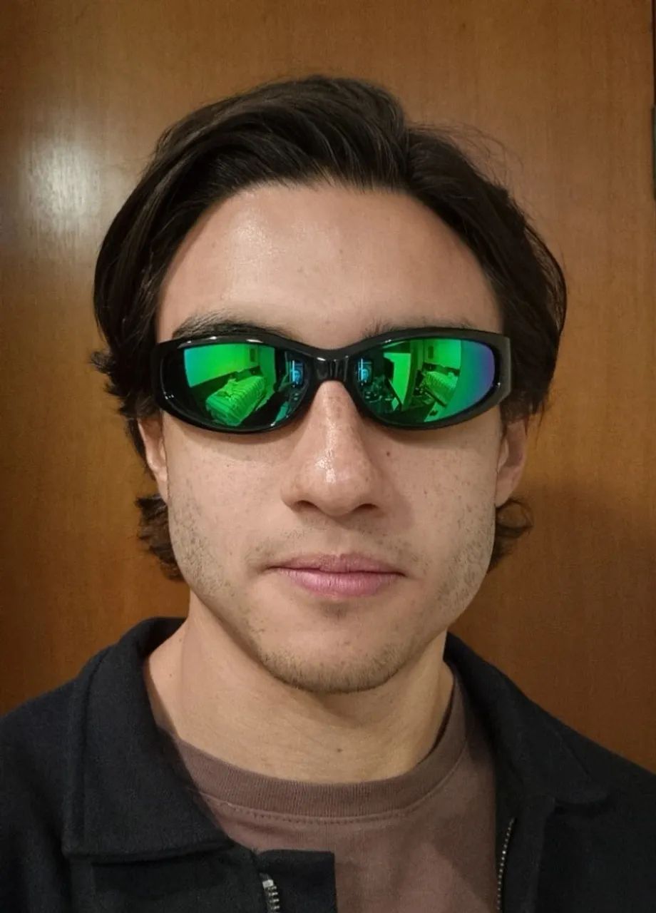 Óculos Arnette Catfish x Girl Skateboards Black/Green espelhado