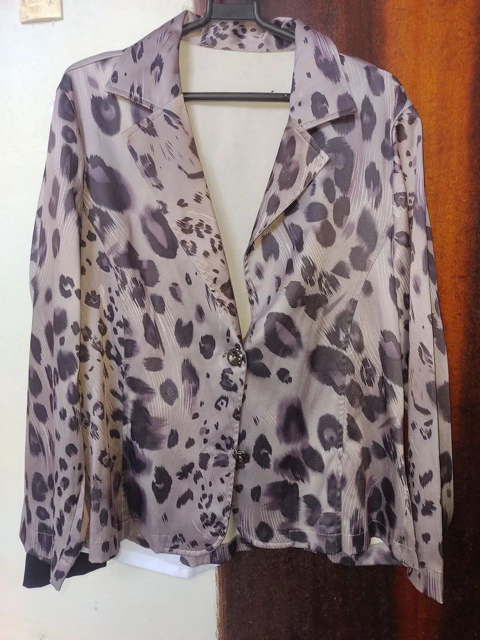 Casaco estampado veste 40/42