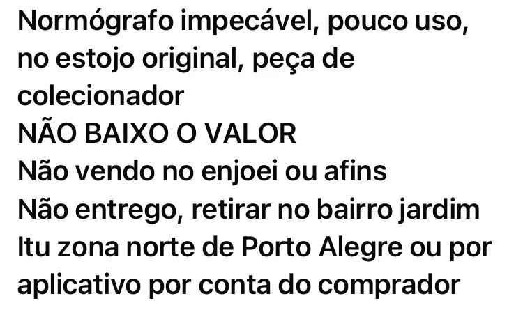 Leia descrição. Normógrafo impecável - Foto 6