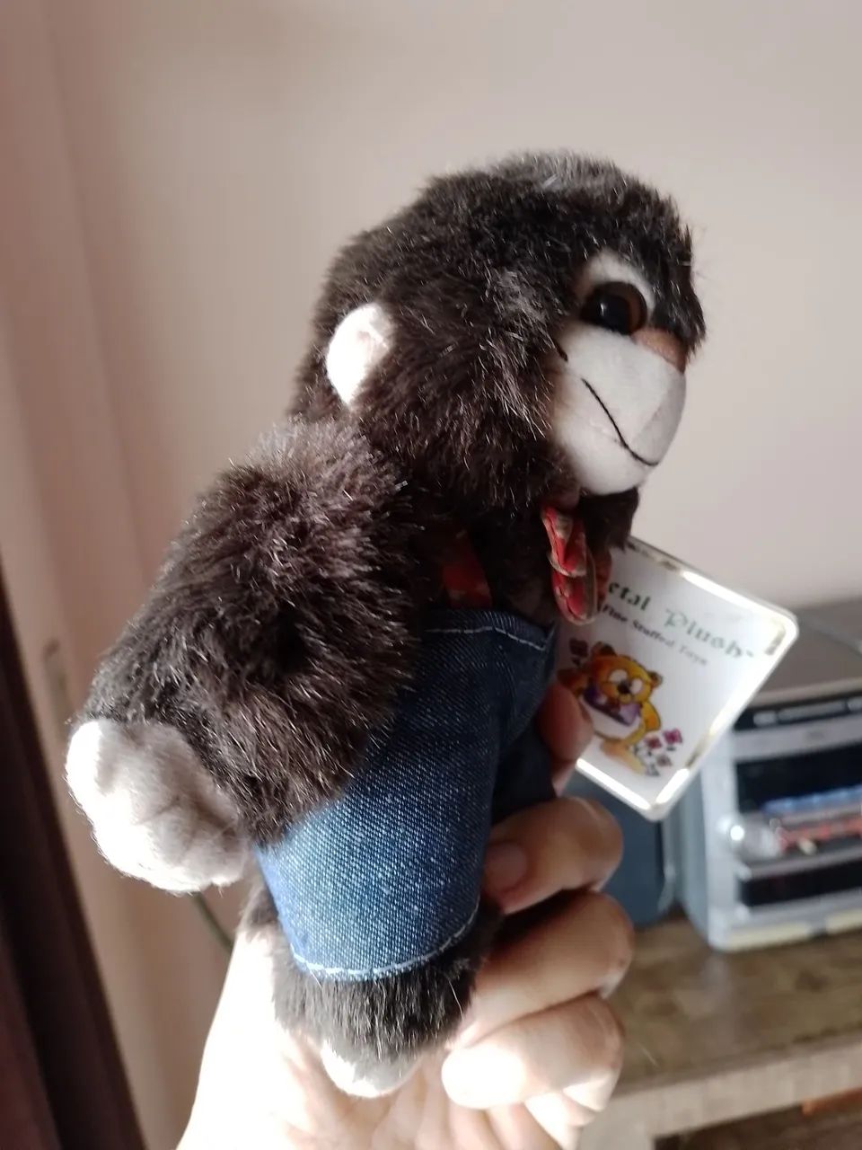 Pelúcia Macaco Vintage Petal Plush - 18 cm Rara com etiqueta original! - Foto 3