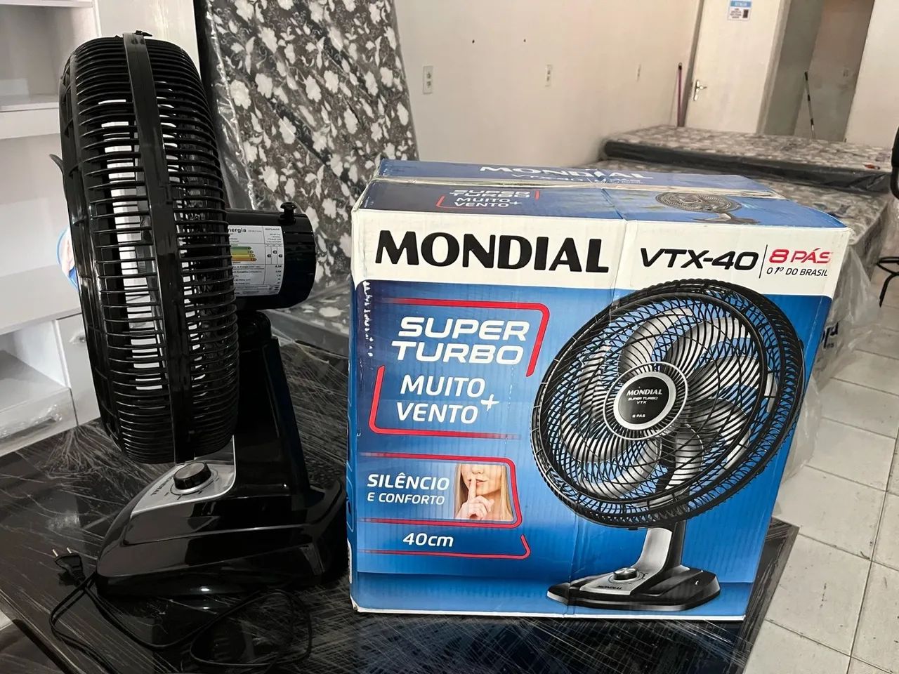 Ventilador de Mesa Mondial 40cm novo - Foto 4