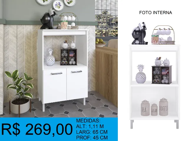 Balcão super novidade - compre hoje e receba amanhã