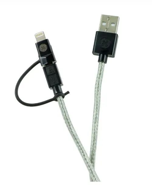 Cabo Micro USB com Adaptador Conector Lighting - GE. - Foto 5