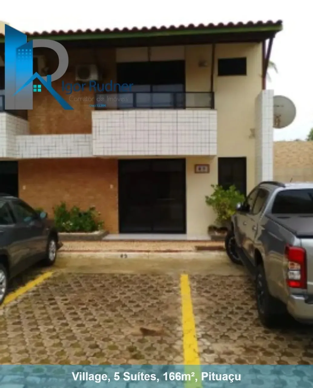 Village 166m², 5 Quartos, Energia Solar e Infraestrutura Completa em Condomínio Fechado -
