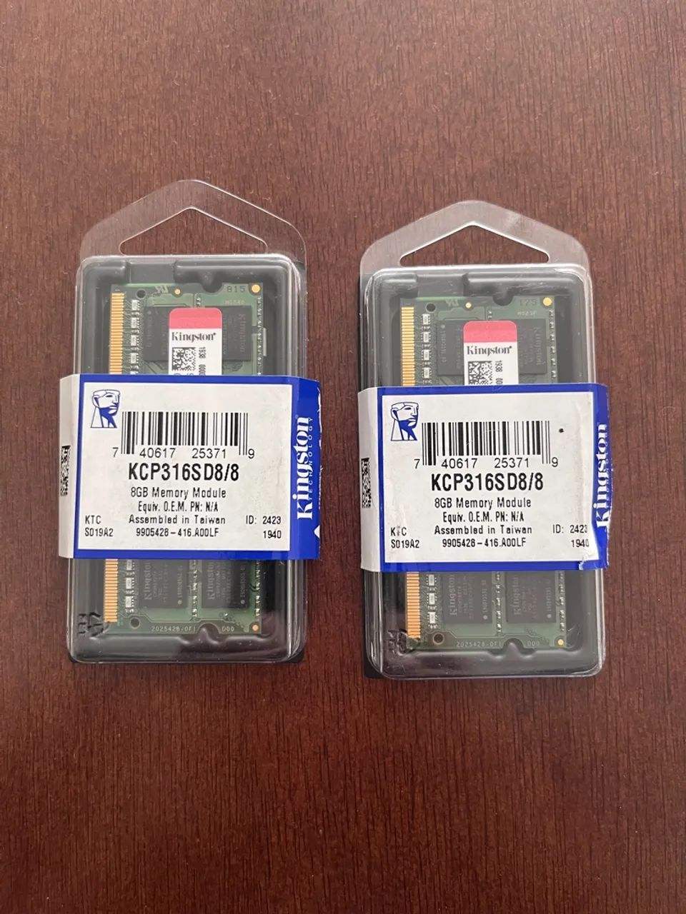 Memória RAM Kingston DDR3 16GB (2x8) GB 