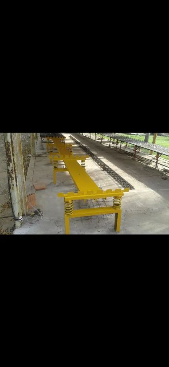 Mesa vibratória industrial 