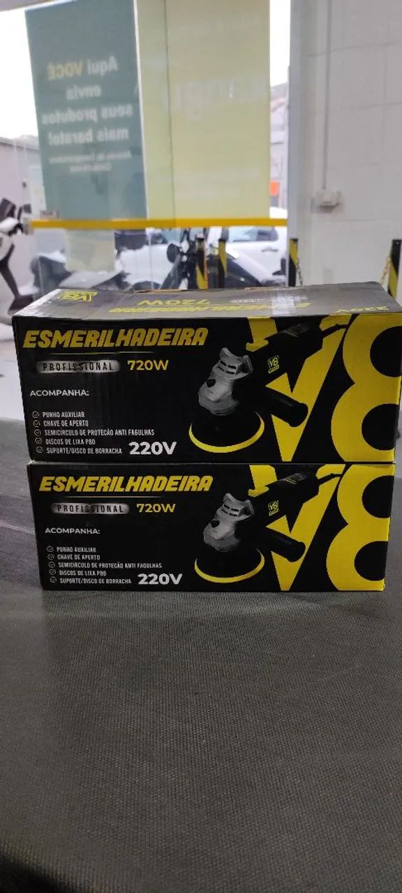Esmerilhadeira lixadeira v8 nova profissional 