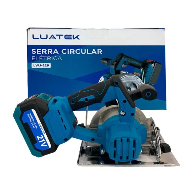 Serra Circular Portátil 21V Luatek Modelo LWJ-229