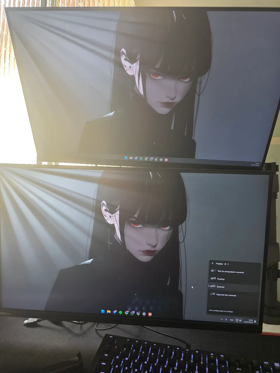 Monitor LG e aoc combo