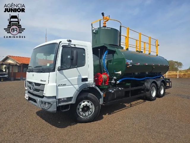 MB 2730 ano 2022 Traçado Tanque Pipa Bombeiro 20.000L sem uso. - Foto 3