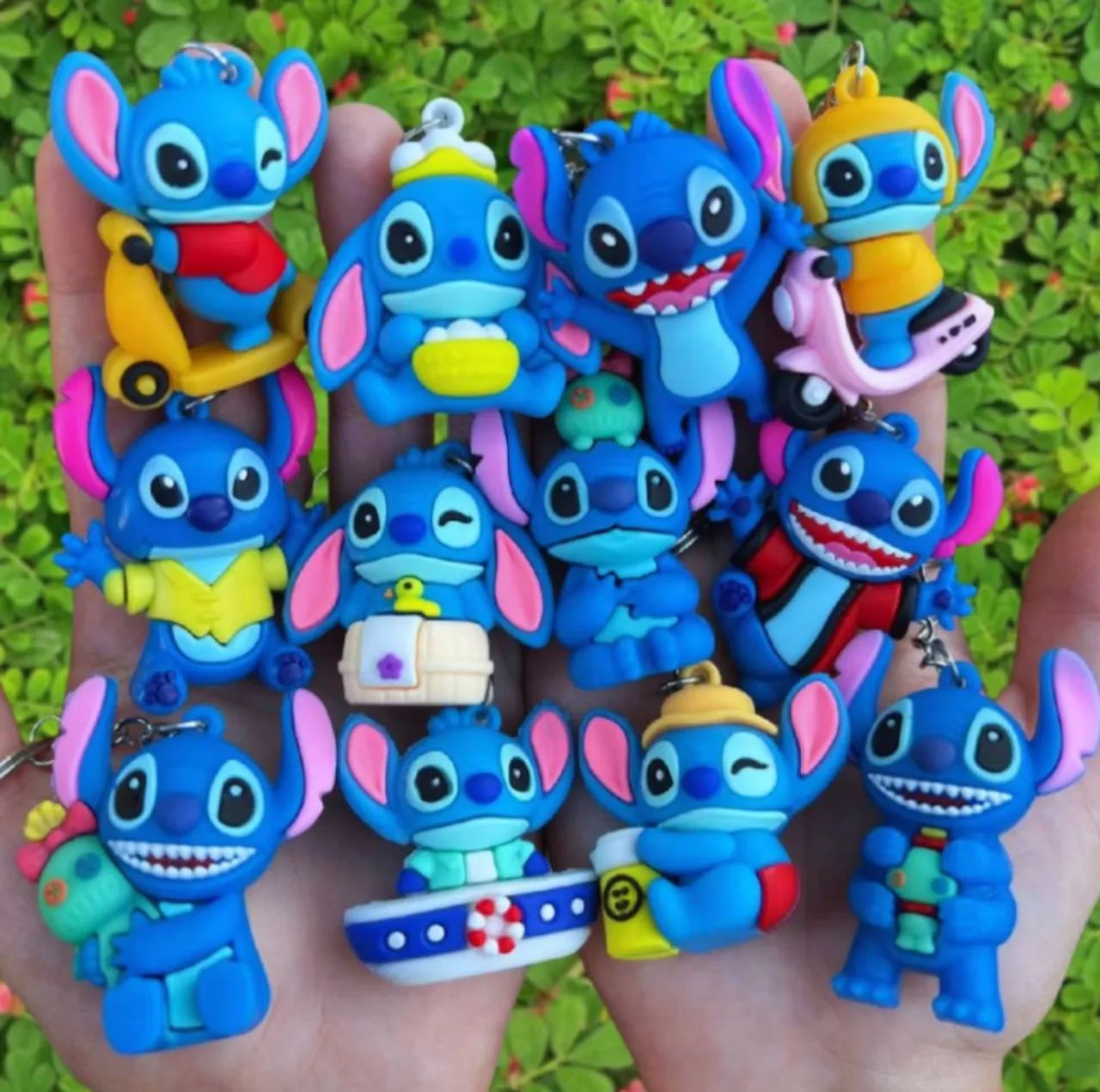 Chaveiro Stitch emborrachado 