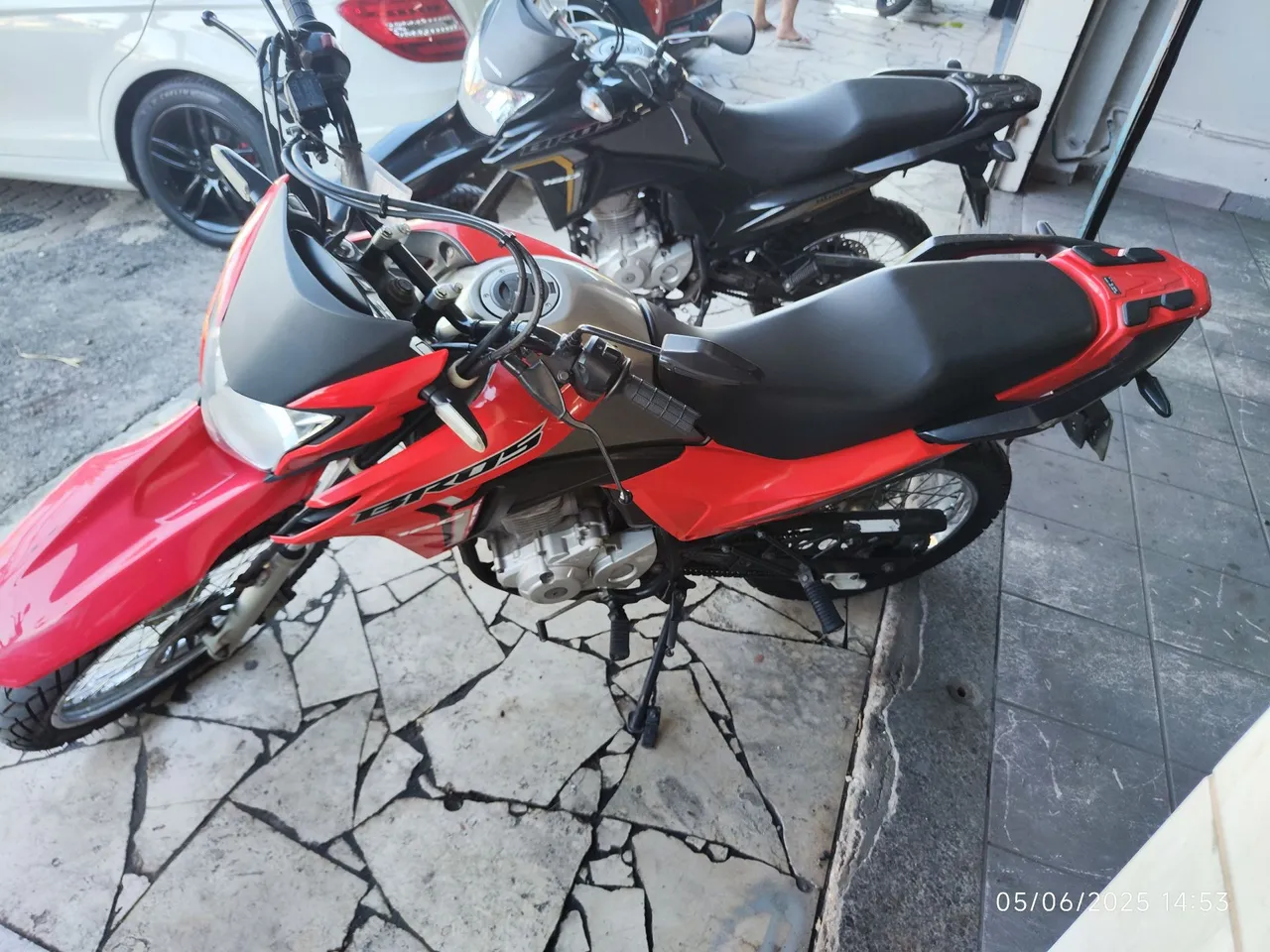 HONDA NXR BROS 160 VERMELHA 2022 SHALON MOTOS SERRA