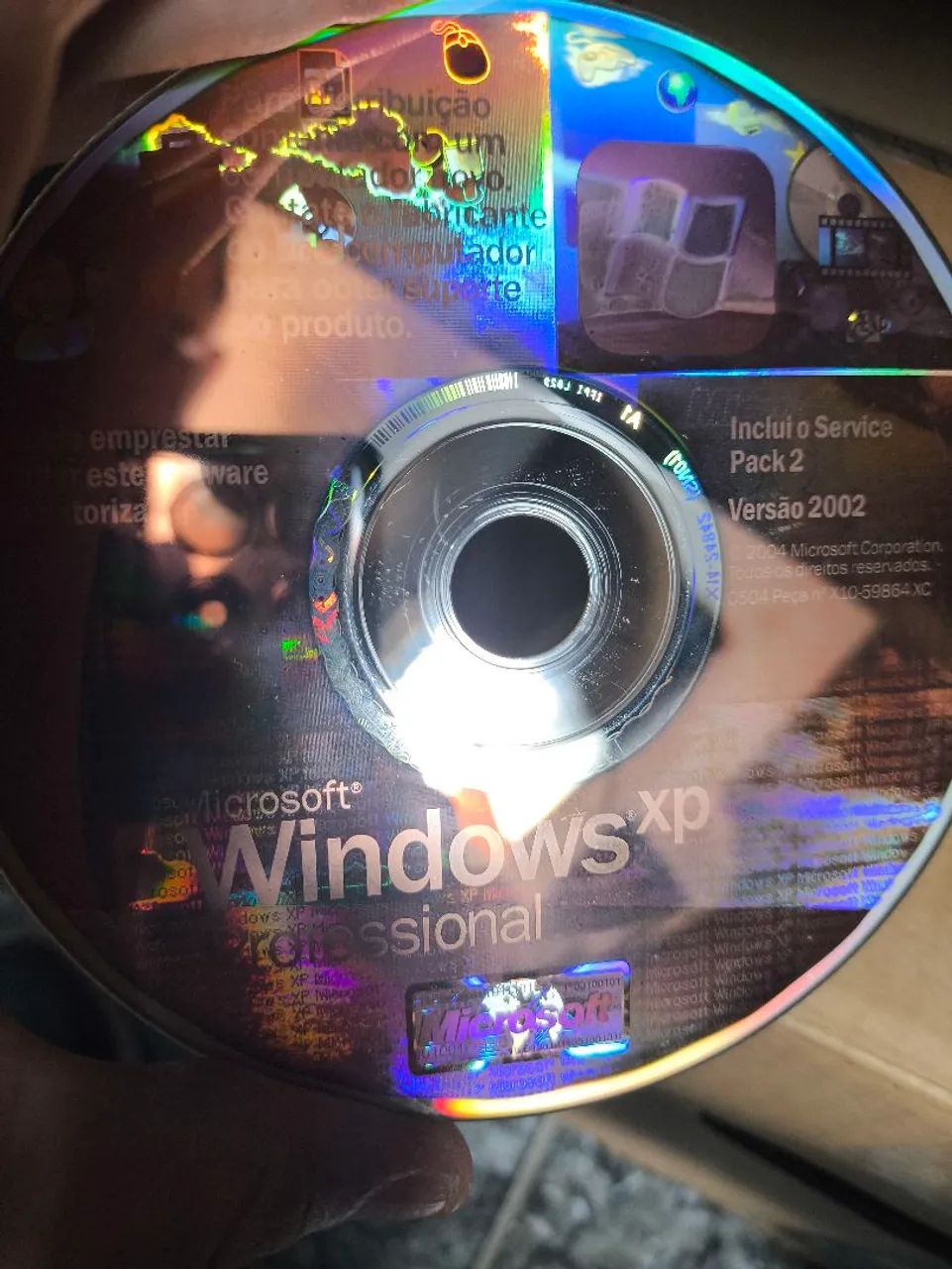 CD Windows XP original Microsoft