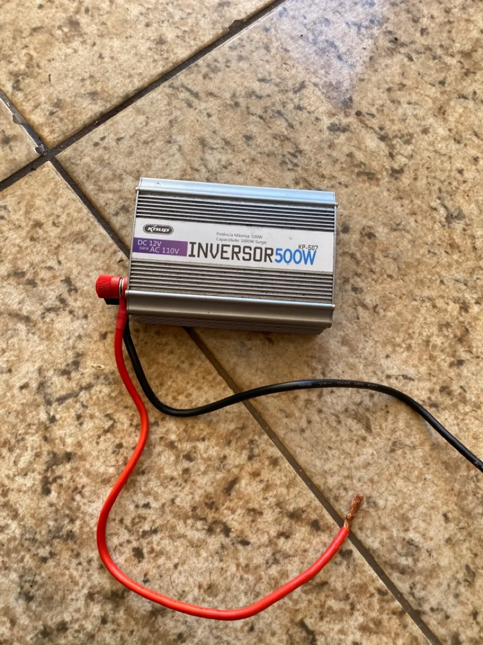 Inversor de Tensão 500W DC 12V - AC 110V
