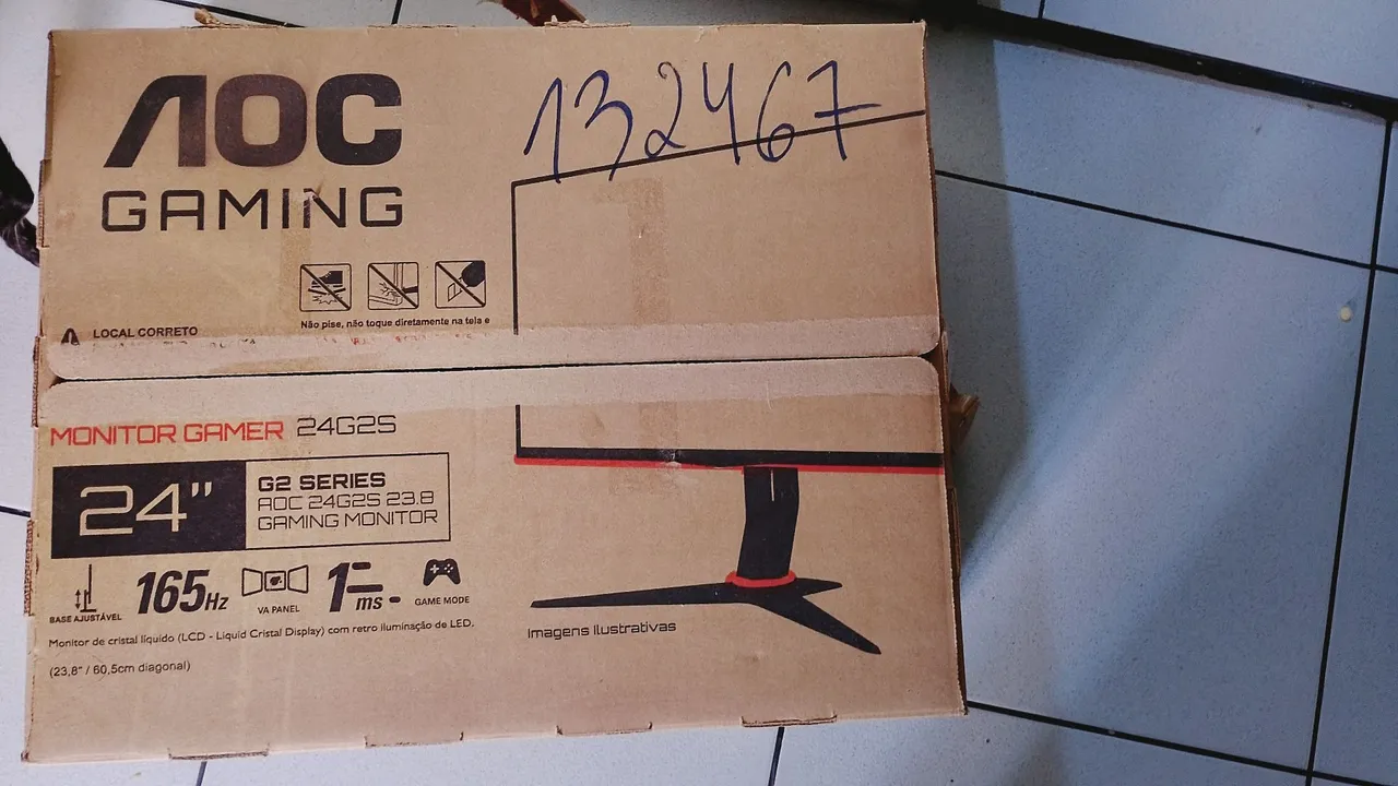 Monitor Gamer AOC 24G2S 24" 165Hz
