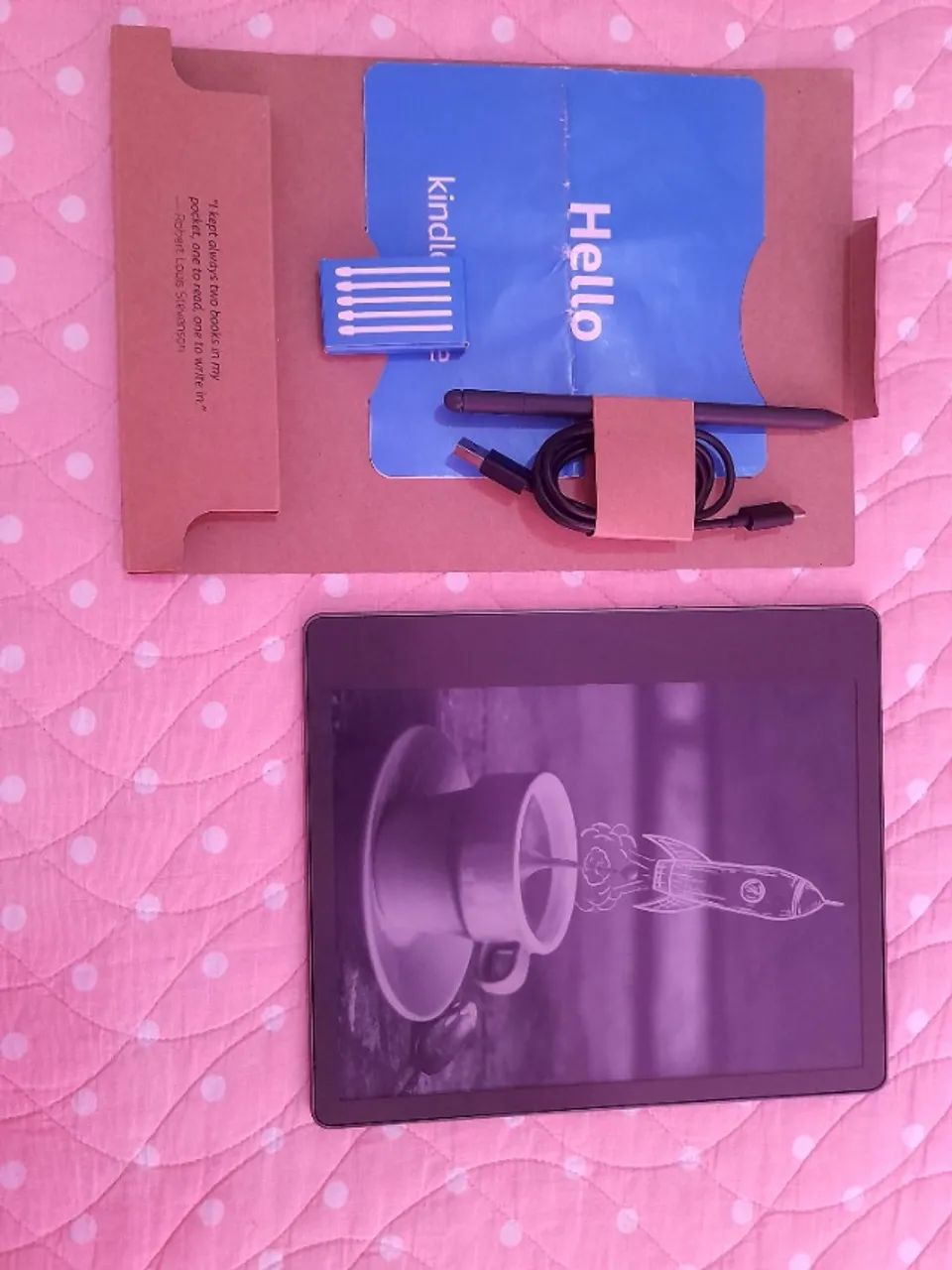 Kindle Scribe 10.2" , 32GB, Caneta Premium, 5 Pontas extras e Cabo de carregamento USB -C - Foto 4