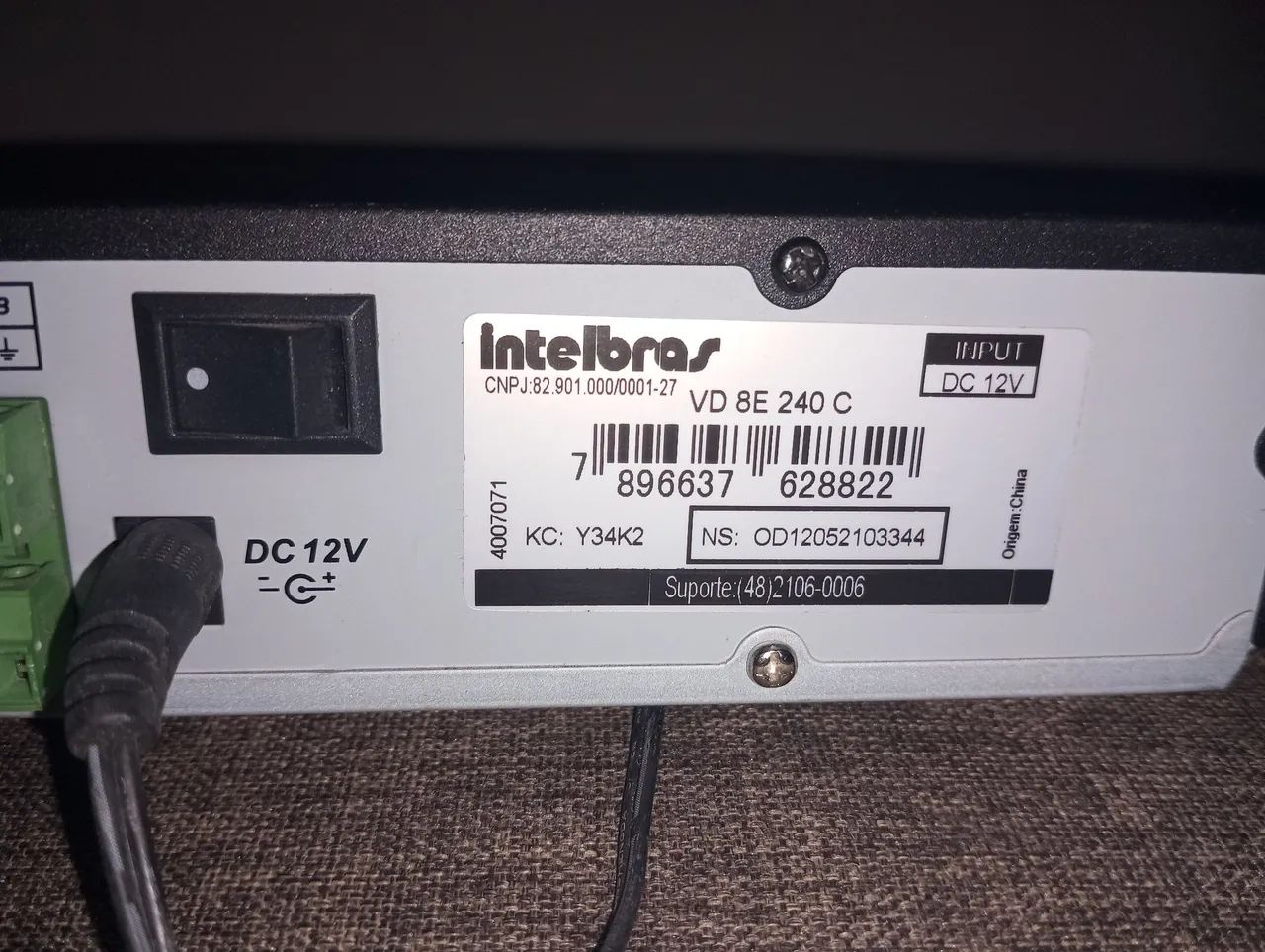 DVR Intelbras VD 8E 240C - Foto 4