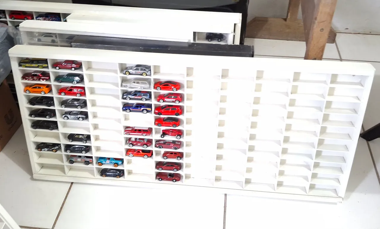 Expositor de miniaturas estante hot wheels