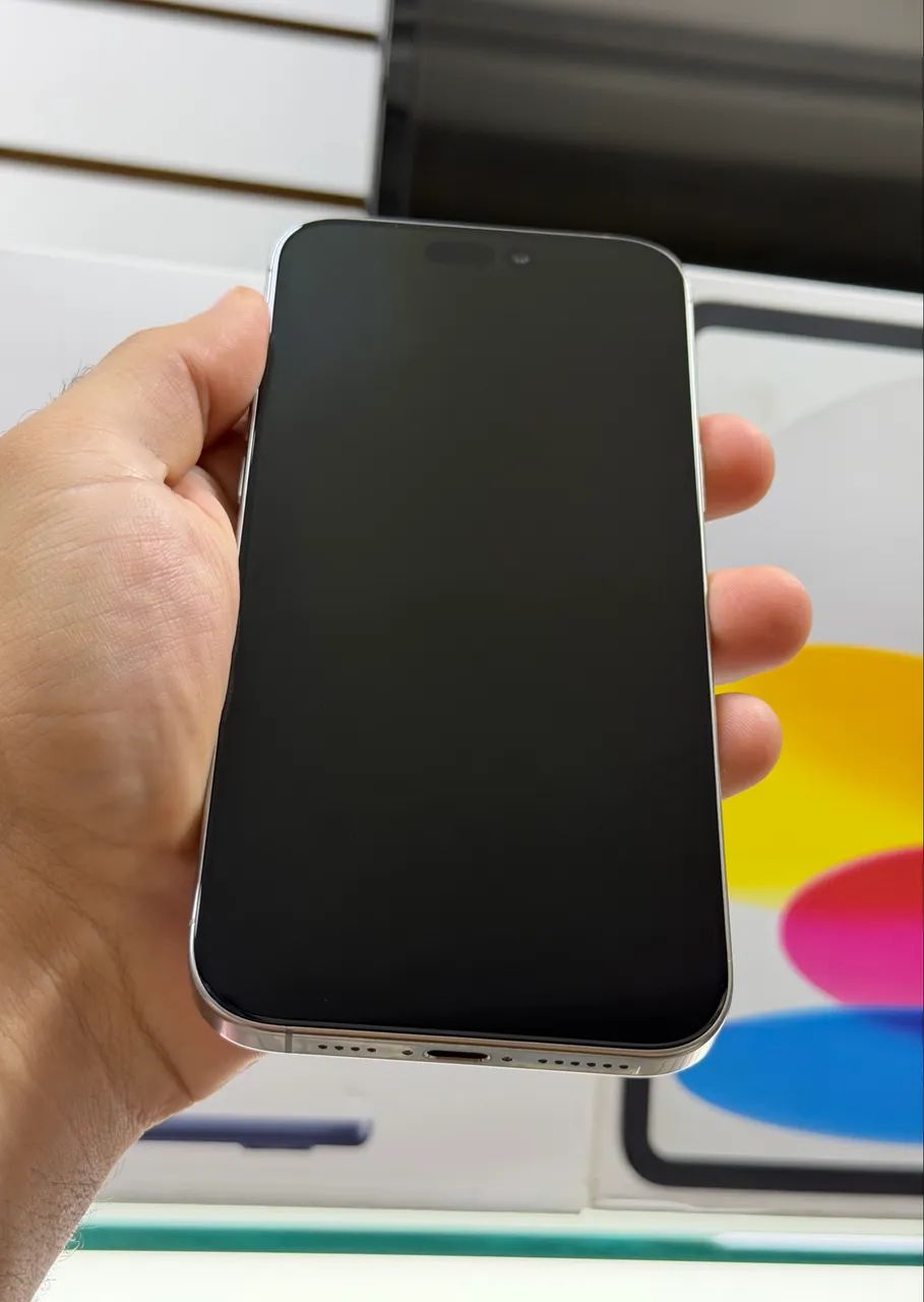Iphone 16 pro max 256gb garantia Apple até agosto de 2026, bateria