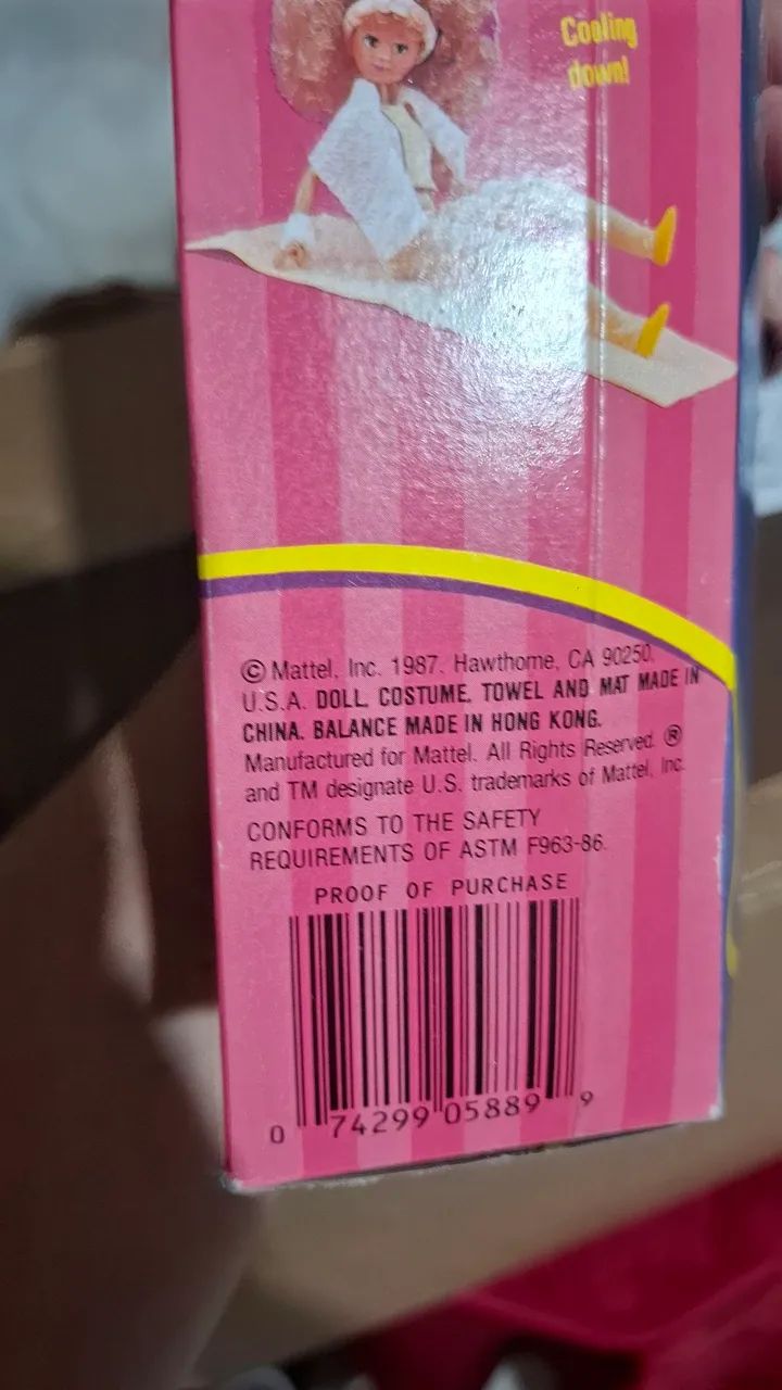 Barbie Skipeer fun 1987  na caixa  - Foto 6