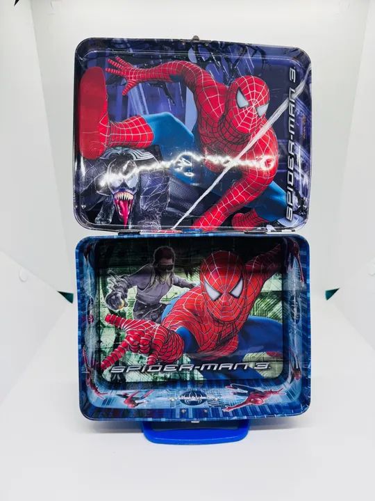 Lancheira metálica Homem-Aranha 3 - Foto 4