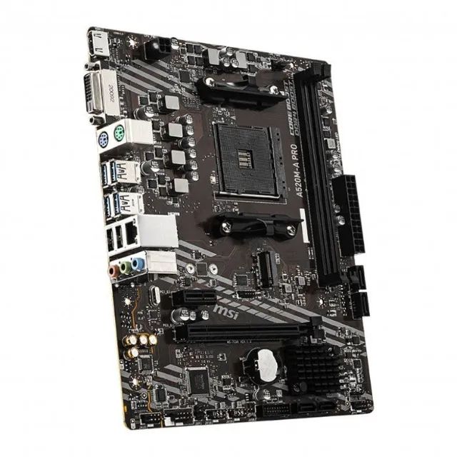 Placa-Mãe MSI A520M-A PRO, AMD AM4, mATX, DDR4, 12x 42,45 - Foto 4
