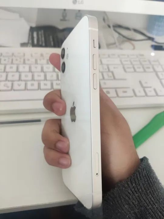 Apple Iphone 12 branco 128gb para retirada de peças