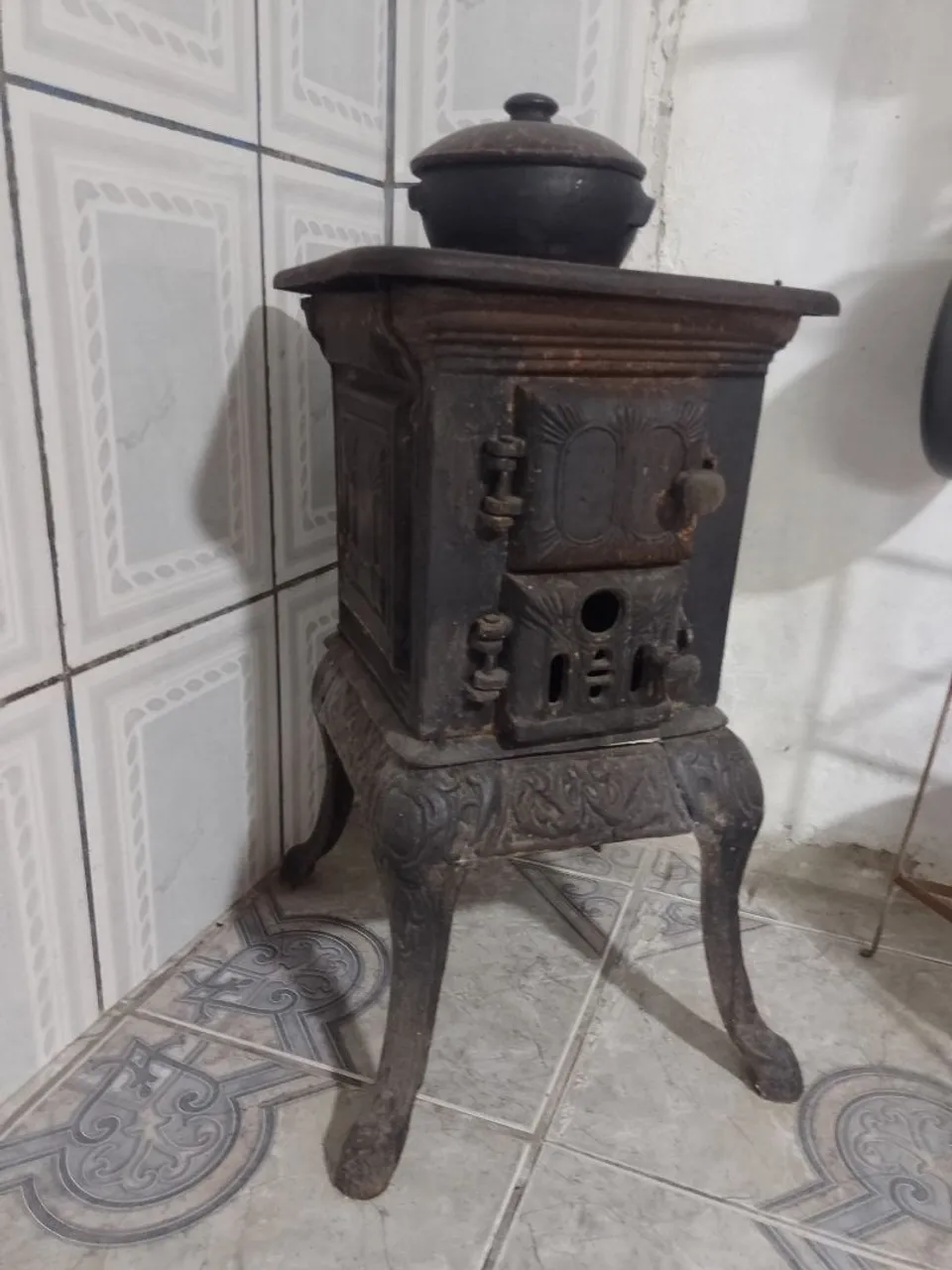 Fogão antigo a lenha