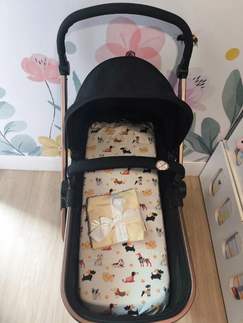 Carrinho de Bebê Galzerano Tessy 2 em 1 + BB Conforto + Base BB Conforto | Ótimo Estado! - Foto 4