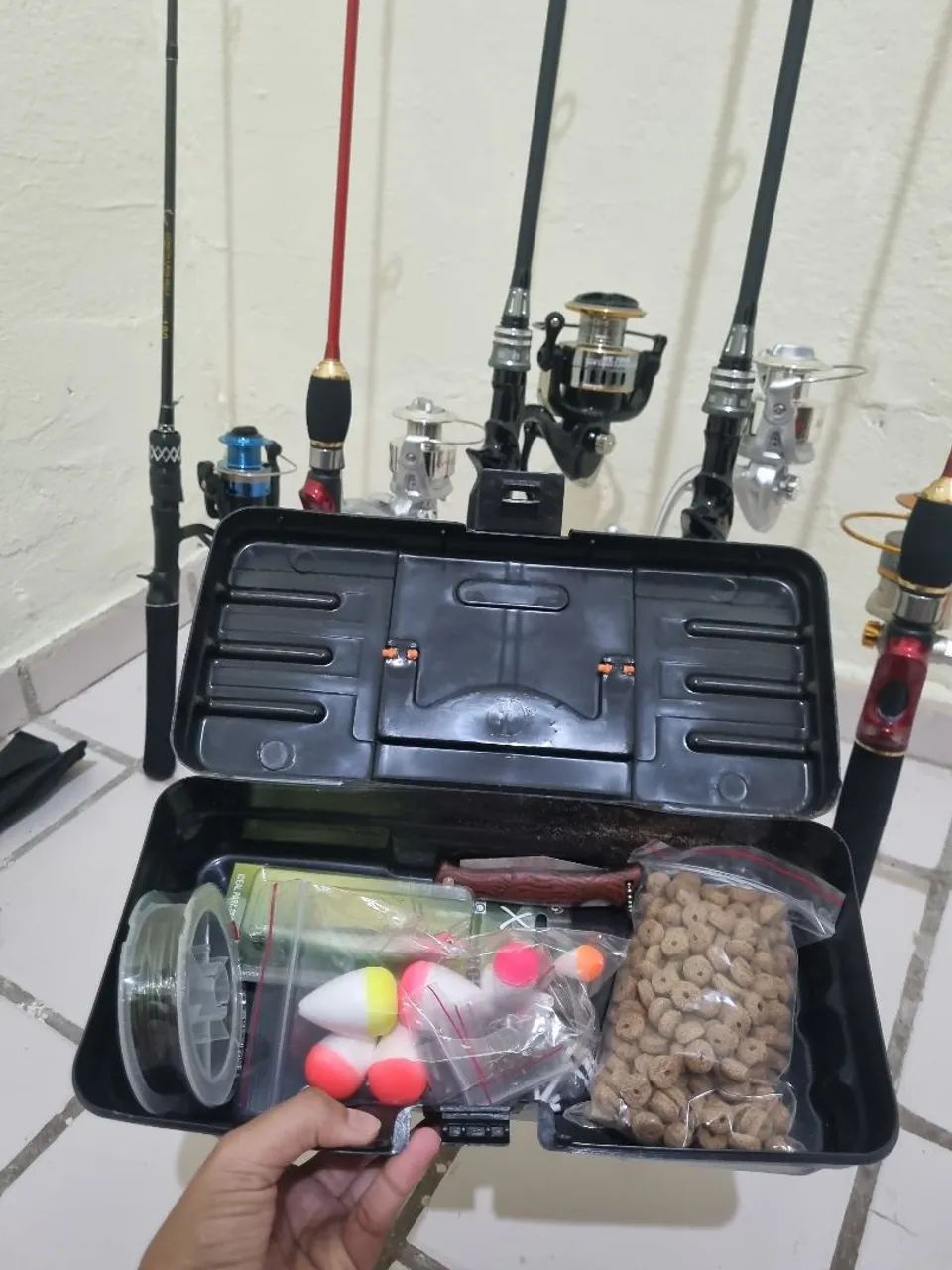 Conjunto de Pesca Completo - Vara 2,10m e Molinete AV3000 - Foto 3