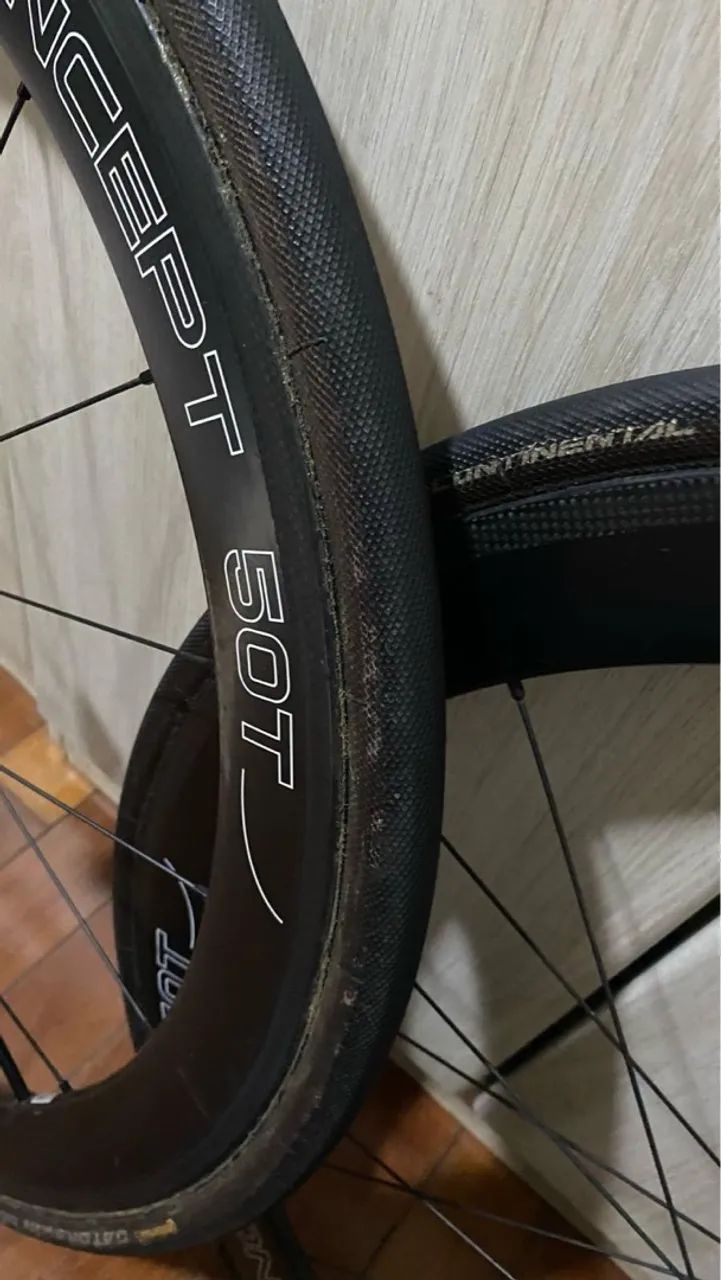 Roda de carbono Concept 50T - Foto 3