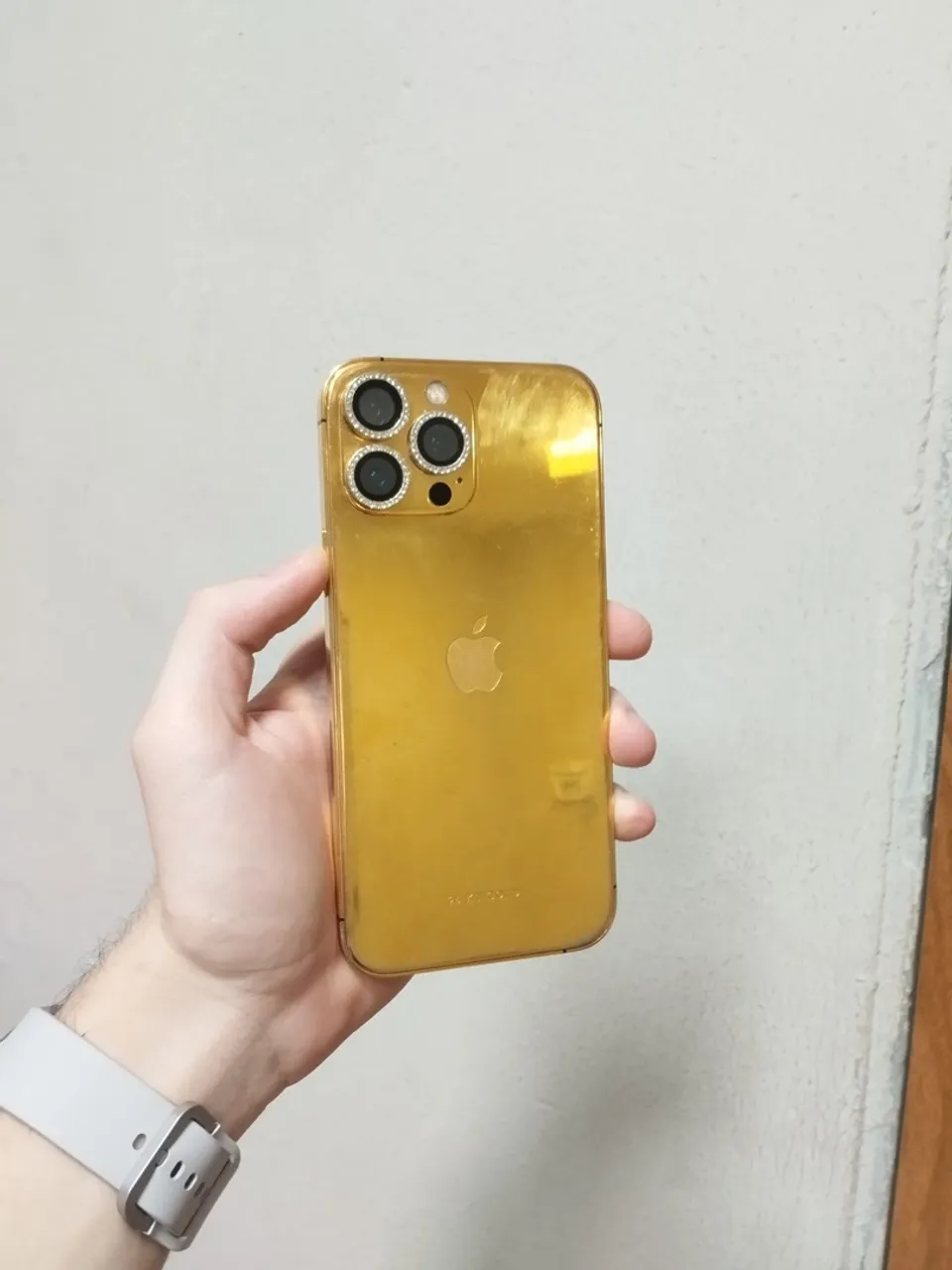 iPhone 13 Pro 512gb gold edition ( banhado a ouro )