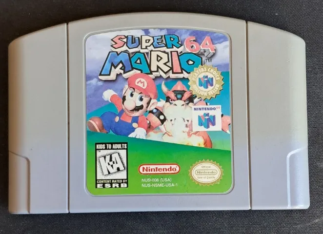 SUPER MARIO 64 - P/NINTENDO64 ORIGINAL E FUNCIONANDO